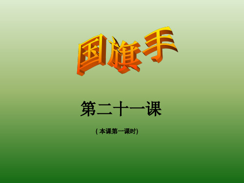 国旗手1