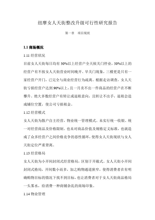 (完整版)商场整改升级可行性报告