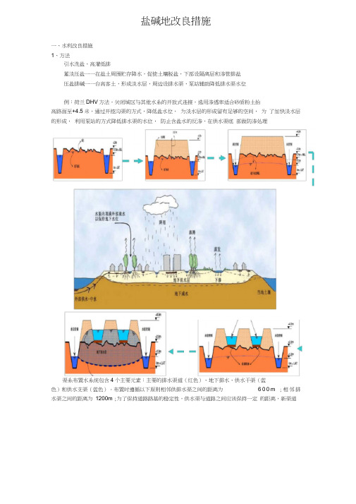 盐碱地改良措施