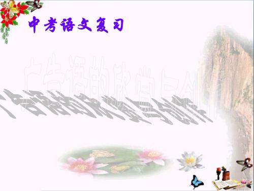中考复习广告语的赏析与创作(17张)