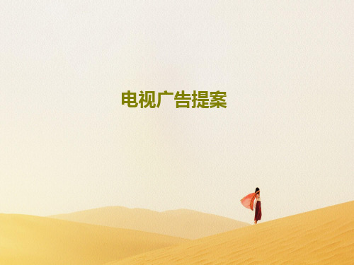 电视广告提案共23页