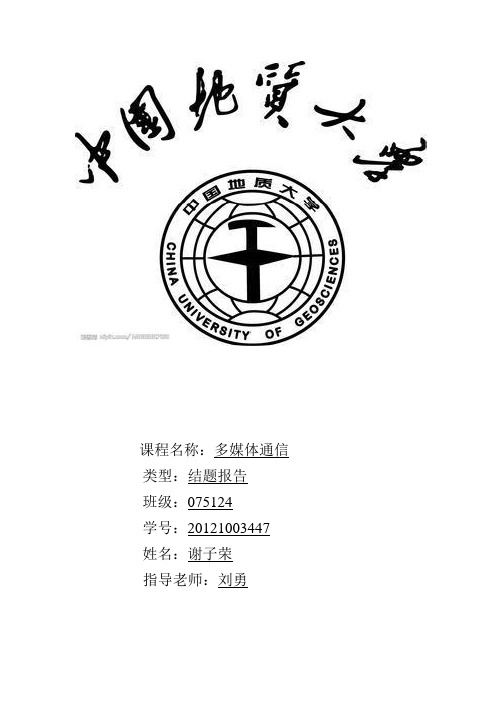 多媒体通信结题报告