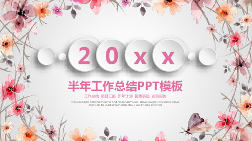 简约工作总结工作汇报通用PPT模板