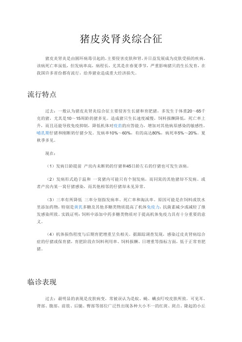 猪皮炎肾炎综合征 2