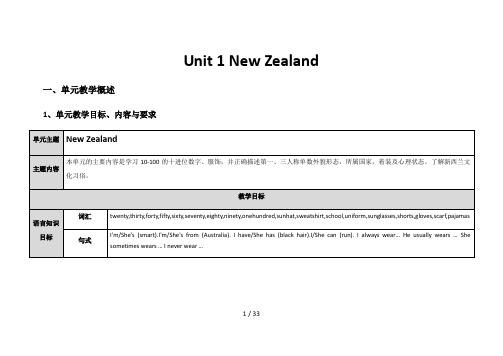 《欧美思国际英语》4A - Unit 1 教案