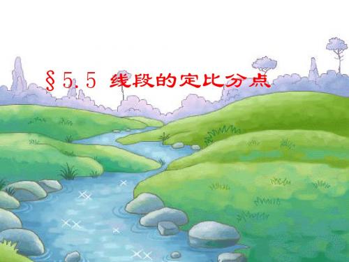 5.5线段的定比分点