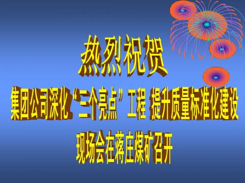 “三个亮点”汇报