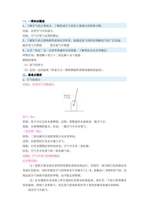 空气,氧气,氧化