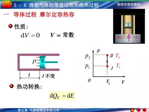 5-6 理想气体的等值过程和绝热过程