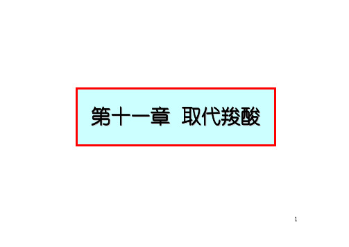 第11章 取代酸