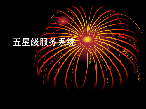 五星服务细节与流程PPT课件