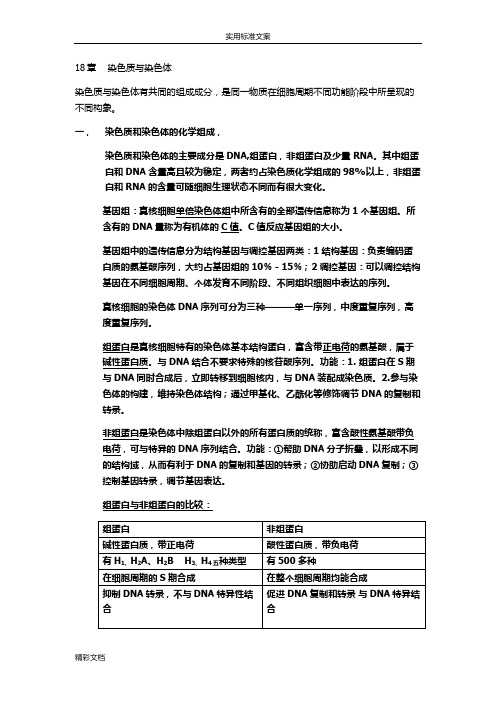 染色质与染色体