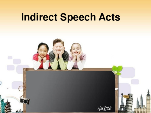 indirect speech act课件