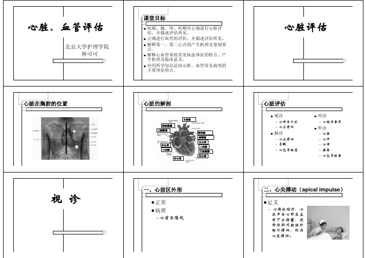 心脏及血管评估