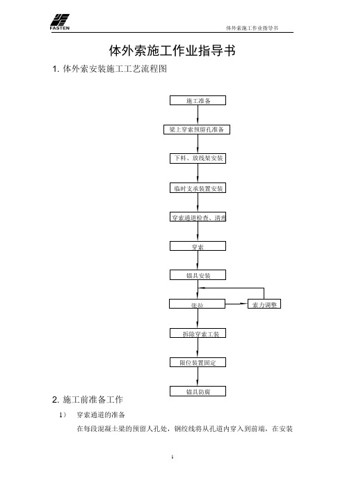 体外索施工作业指导书