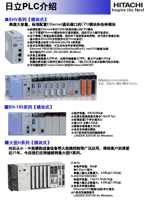 日立PLC绍介