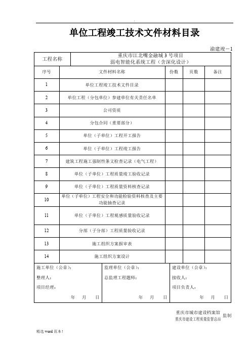 渝建竣表格新表