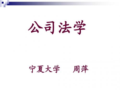 公司法1