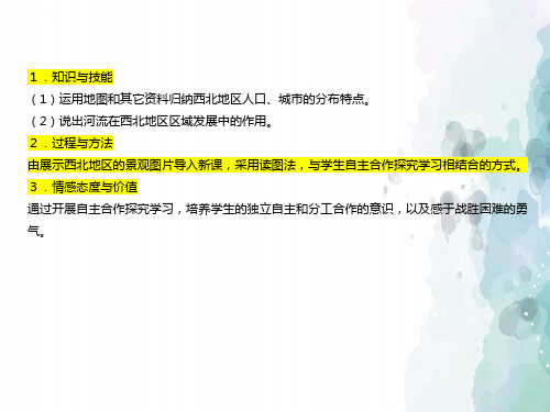 中图版-地理-七年级下册-【精品】8.4.1西北地区 名校课件