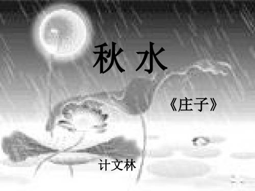 秋水 PPT课件 118 人教版