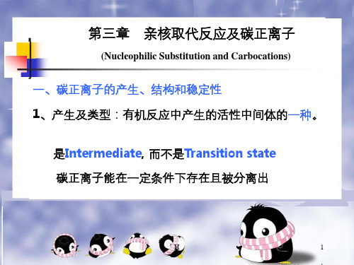 第三章碳正离子