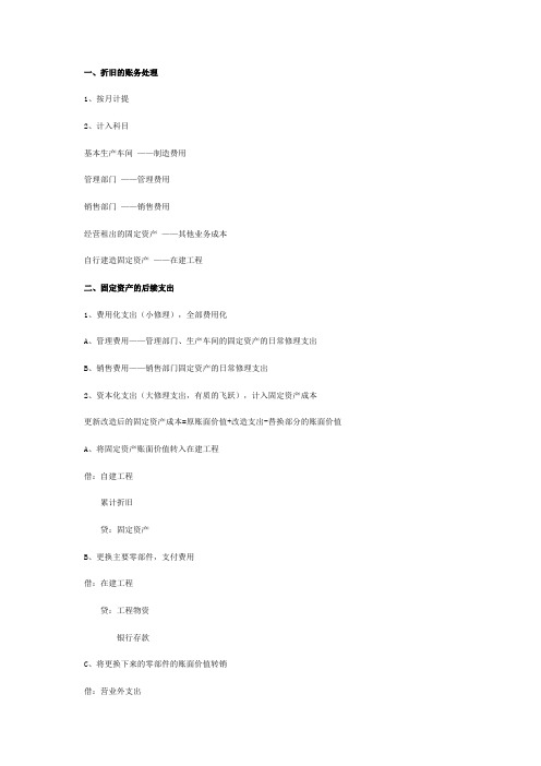 初级会计职称《初级会计实务》知识点固定资产的后续支出