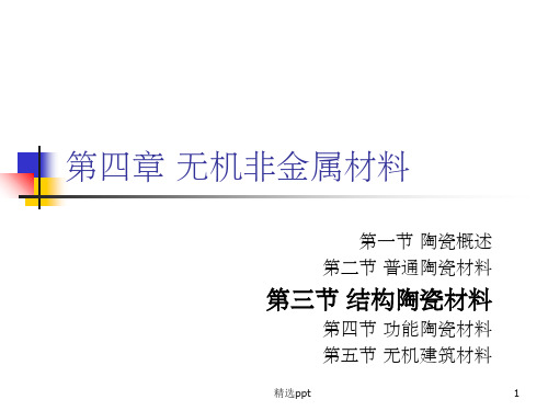 《课结构陶瓷材料》PPT课件
