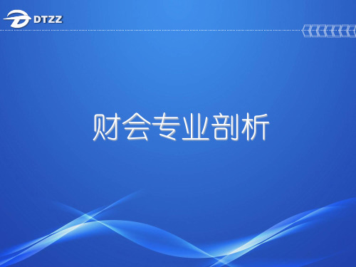 会计专业剖析