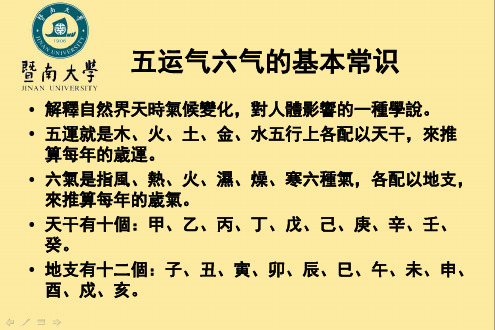 《内经》五运六气