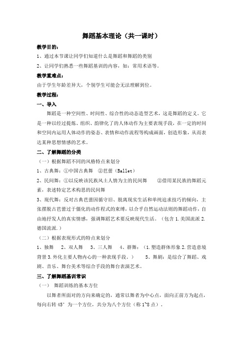 小学舞蹈兴趣小组活动