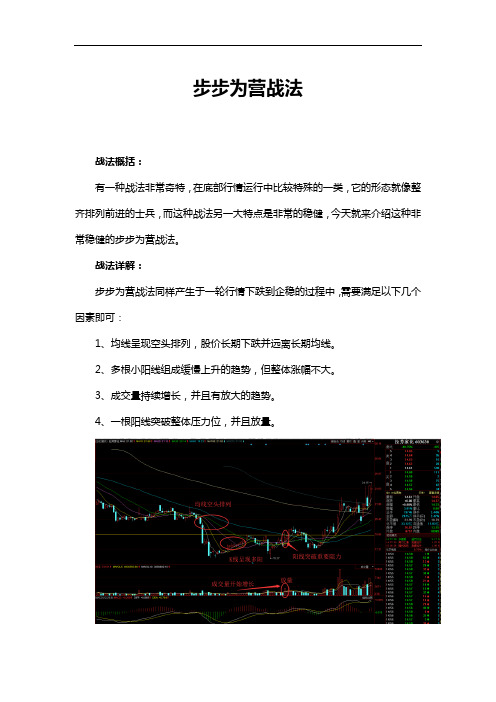 股票制胜战法之《步步为营战法》