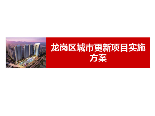 龙岗区城市更新项目实施方案