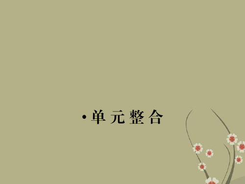 【全优课堂】高中历史 第一单元 中国古代的中央集权制度单元整合课件 岳麓版必修1