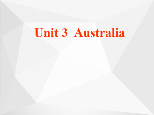 高中英语 Unit3Australia-Reading课件 新人教选修9
