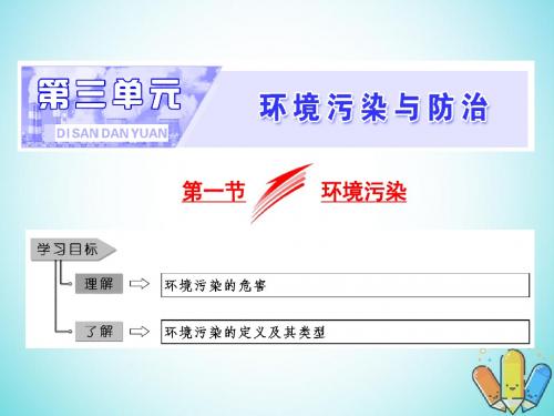 18学年高中地理第三单元环境污染与防治第一节环境污染课件鲁教版选修6