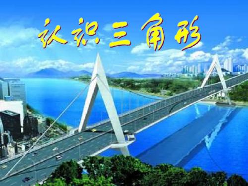七年级七下数学7.4.1认识三角形