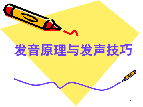 普通话发声技能训练(课堂PPT)