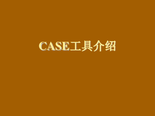 CASE工具介绍.ppt