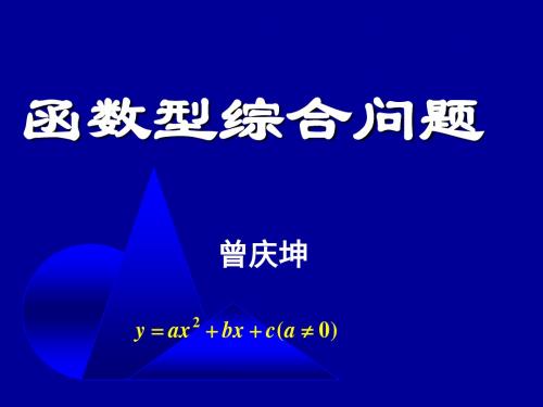 中考数学复习函数型综合问题1[人教版](2019)