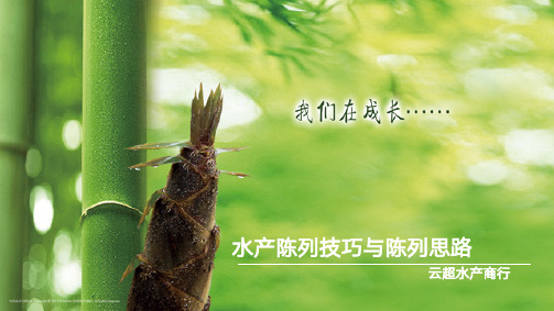 水产陈列思路