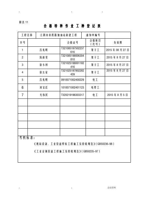 填方土料及填土压实试验记录