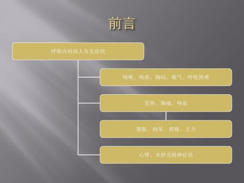 呼吸科用药相关知识PPT课件