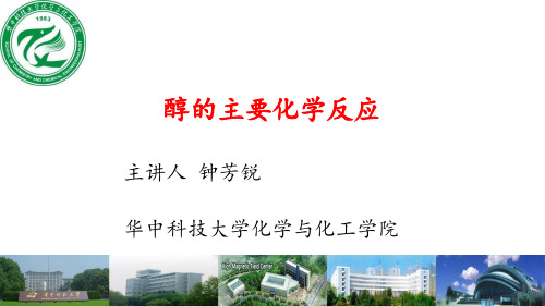 醇的主要化学反应