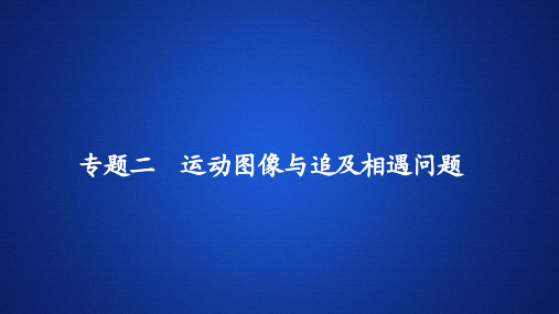 高中物理新教材专题复习《运动图像与追及相遇问题》课件
