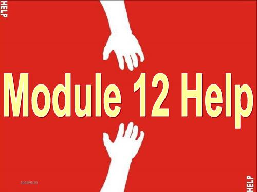 外研版初中英语八年级上册Module 12 Unit 1 What should we do before help arrives课件