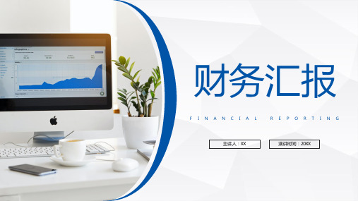 财务报表数据统计分析公司业绩完成情况总结汇报PPT模板