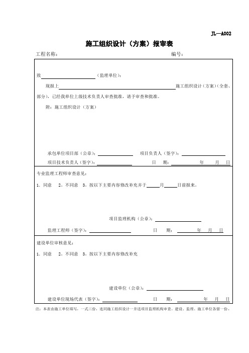 室外给、排水管网施工组织设计