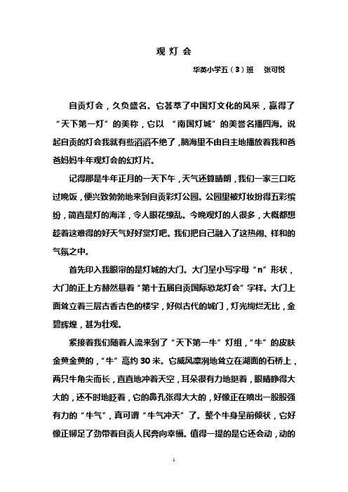 观灯会