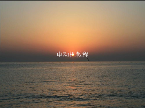《电动机教程》PPT课件模板