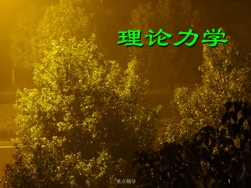 理论力学25(重要知识)
